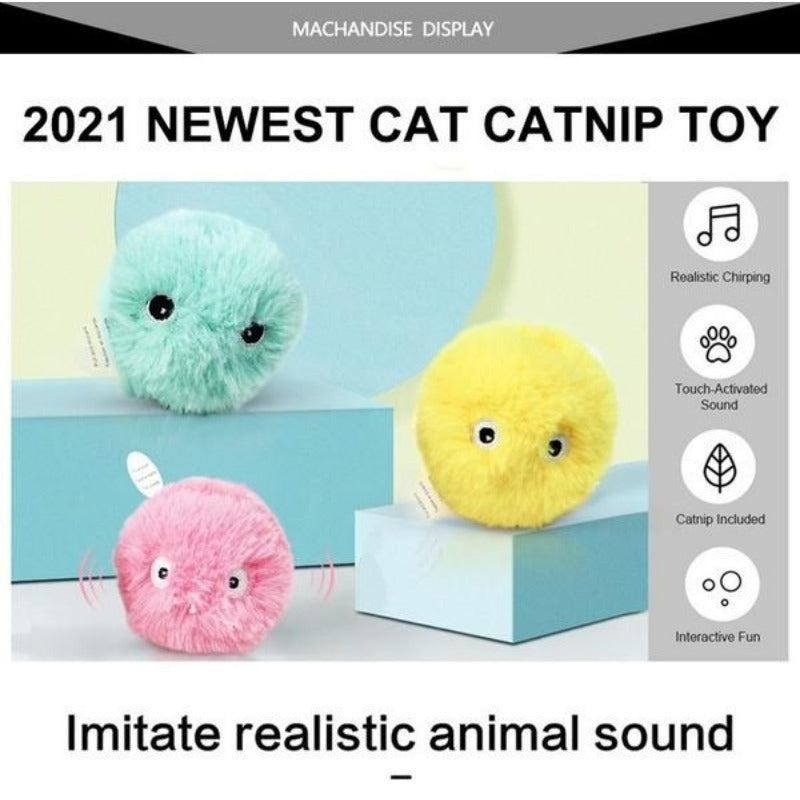 Summon Cat And Dog Toy Ball Interactive Gravity Ball Pet Supplies Cat Toy Bird Call Ball To Attract Pets