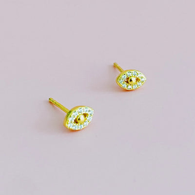 Mini Sparkle Mini Stud Sterling Silver Earrings