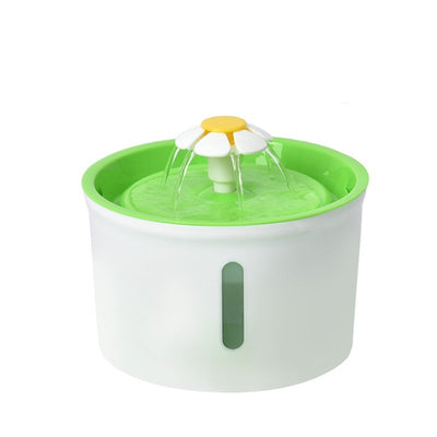 Fashion Automatic Lower Style DogKitten Water Drinking Pet Fountain Pet Bowl Drink Dish Filter