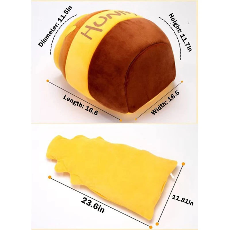 Cat Bed House Pet Accessories Four Seasons Plush Mat Cats Cushion Basket Honey Jar Shape Pets Product for Small Cat Dropshipping
