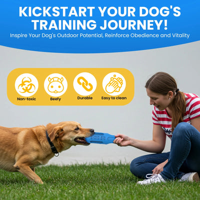 Dog Toys for Aggressive Chewers,Interactive Natural Rubber Chew Toy for Large Medium Breed