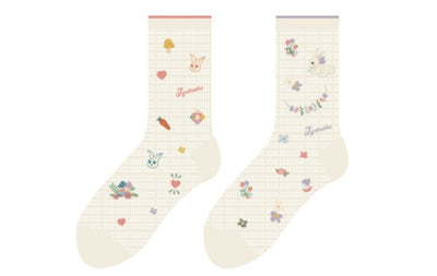 Rabbit mesh stockings lace