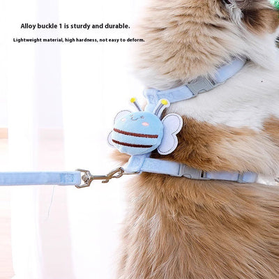 Outdoor Teddy Adjustable Internet Celebrity Bee Shape Cat Rope
