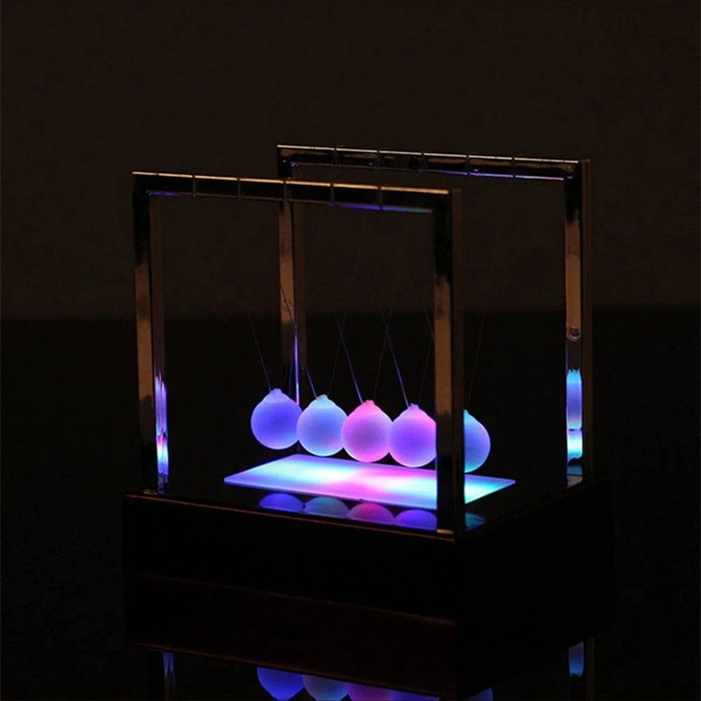 Newtons Cradle Early Fun Development Educational Desk Gift Newton'S Cradle Ball Metal Pendulum Ball Educational Desk