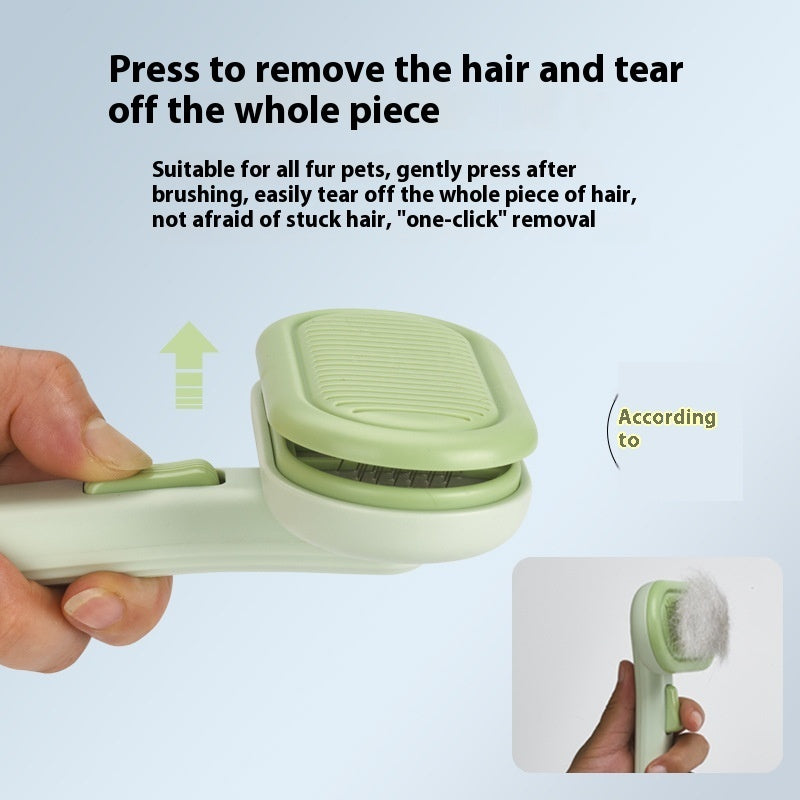 Cat Pet Dog Hair Removal One-click Lady Shaver Float Knot Untying Comb