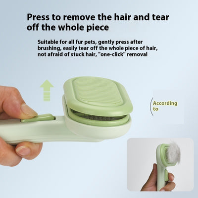 Cat Pet Dog Hair Removal One-click Lady Shaver Float Knot Untying Comb