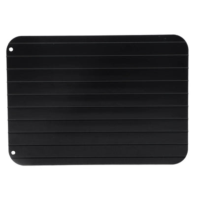 Metal Aluminum Fast Safe Food Meat Defrosting Thawing Tray Plate Home Kitchen Gadget
