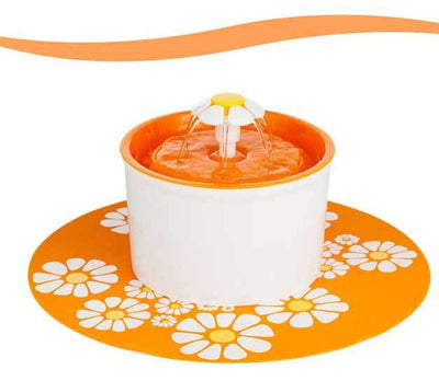 Fashion Automatic Lower Style DogKitten Water Drinking Pet Fountain Pet Bowl Drink Dish Filter