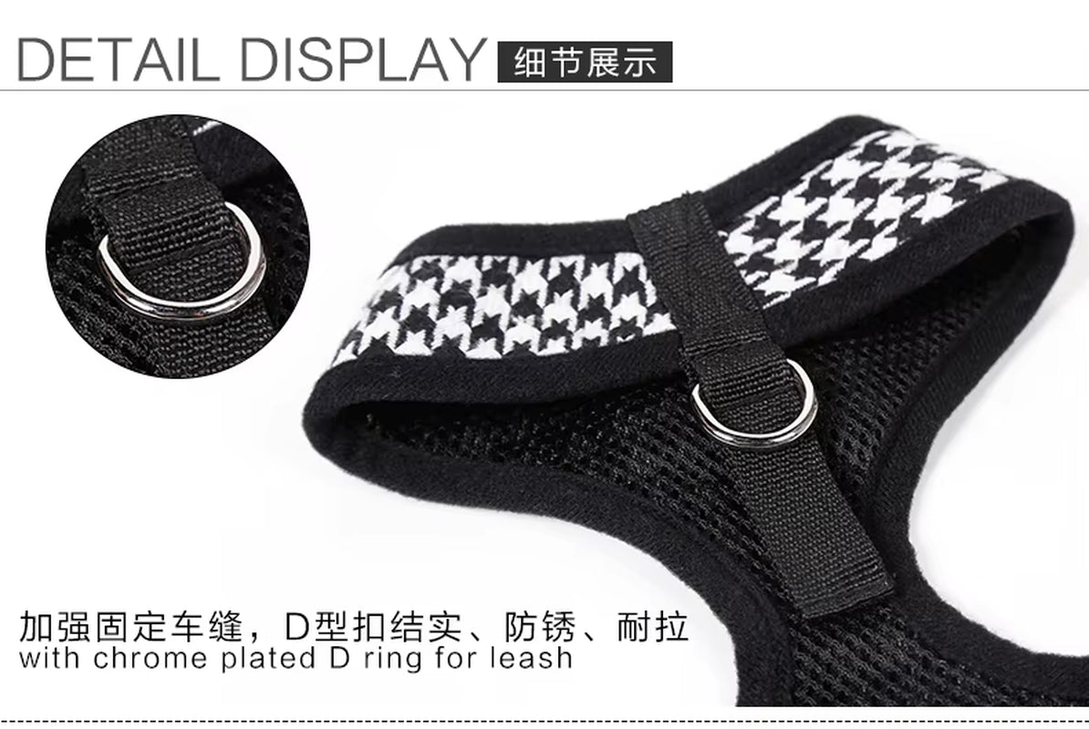 Gentleman Dog Collars and Harnesses Black Plover Bow Pet Leashes Accessories for Puppy Small Animal Chihuahua Yorkie Toy Terrier