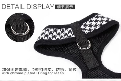 Gentleman Dog Collars and Harnesses Black Plover Bow Pet Leashes Accessories for Puppy Small Animal Chihuahua Yorkie Toy Terrier