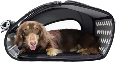 5-In-1 Pet Carrier with Backpack, Stroller, Shoulder Strap, Carriers with Wheels for Dogs and Cats - Brown