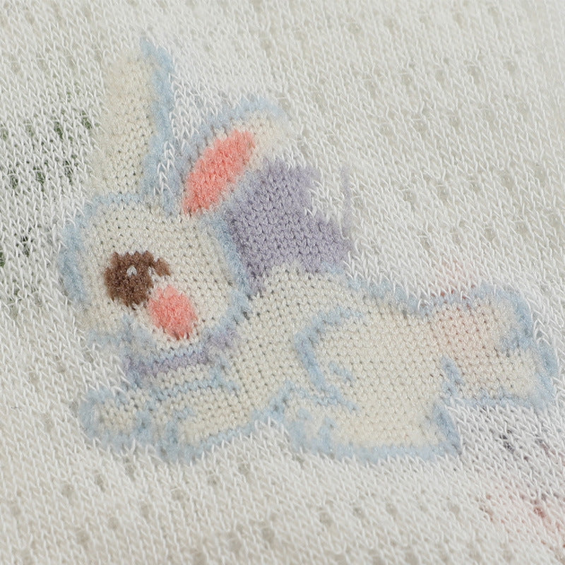 Rabbit mesh stockings lace