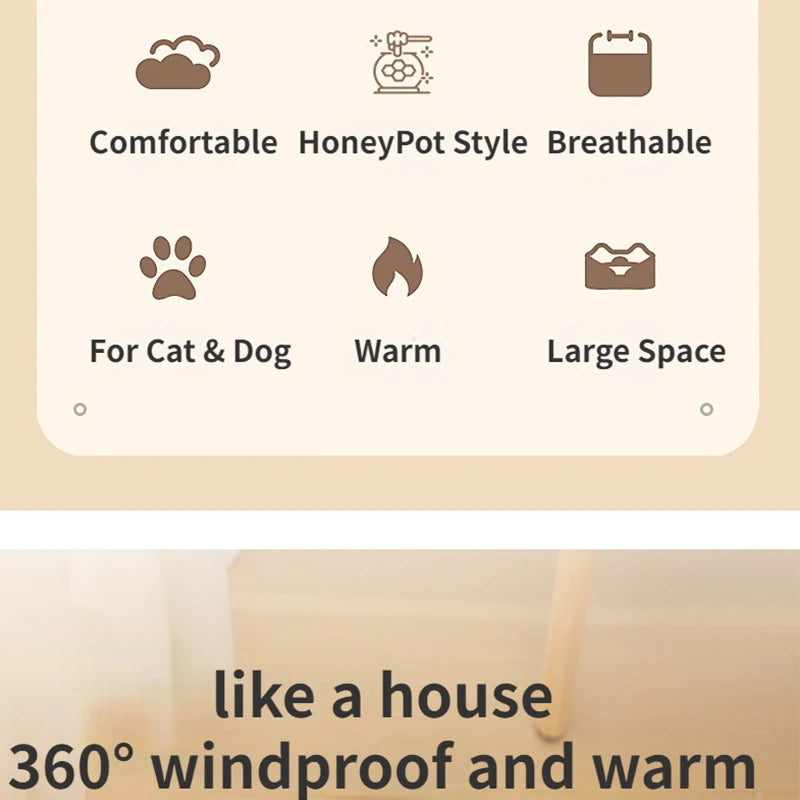 Cat Bed House Pet Accessories Four Seasons Plush Mat Cats Cushion Basket Honey Jar Shape Pets Product for Small Cat Dropshipping