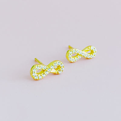 Mini Sparkle Mini Stud Sterling Silver Earrings
