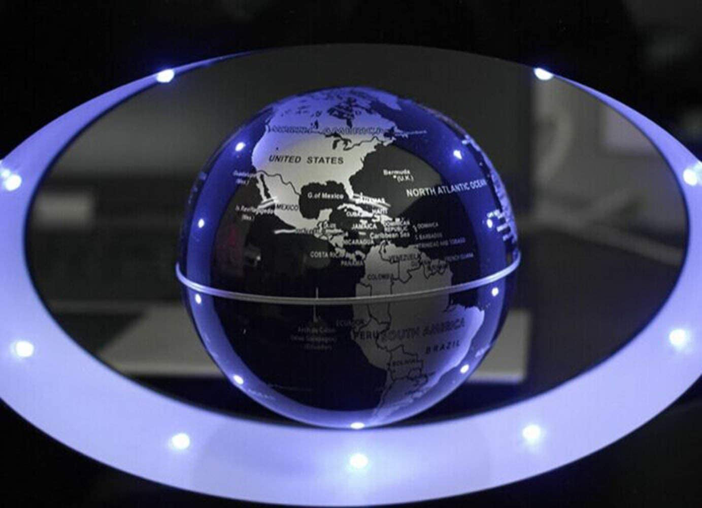Perpetual Motion Floating Globe Home Office Desk Toy Decoration Rotating Magneti