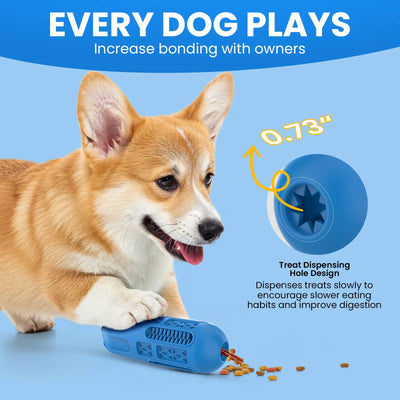 Dog Toys for Aggressive Chewers,Interactive Natural Rubber Chew Toy for Large Medium Breed
