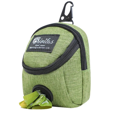 Pet Dog Treat Pouch Poop Dispenser Portable Multifunction Dog Training Bag Outdoor Travel Dog Bag Durable Pet Accessories