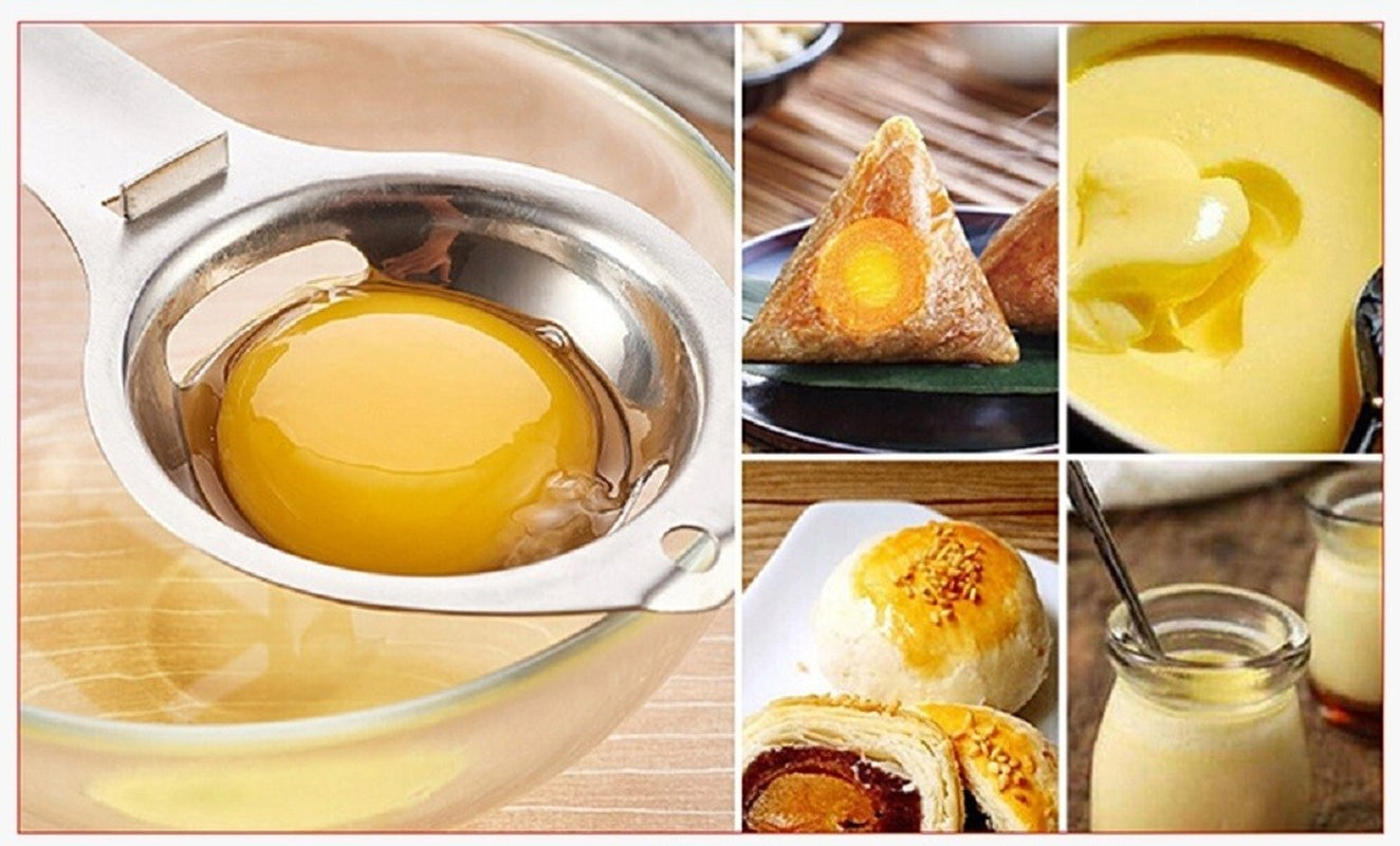 Egg Yolk White Separator – Easy Kitchen Gadget Sieve Tool for Baking & Cooking