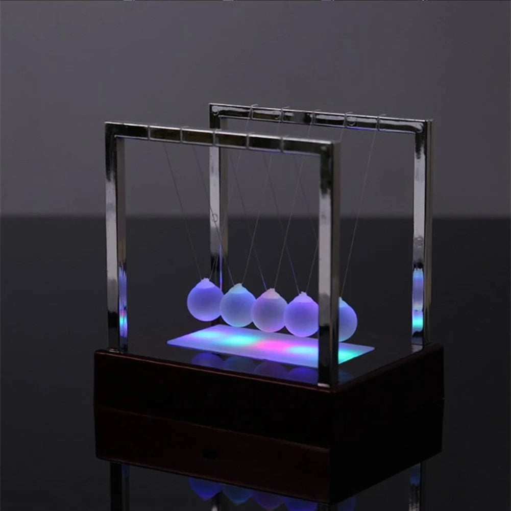 Newtons Cradle Early Fun Development Educational Desk Gift Newton'S Cradle Ball Metal Pendulum Ball Educational Desk