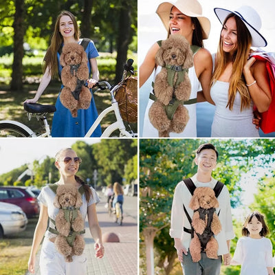 Pet Backpack Carriers Pets Dog Carriers Bags Portable Cat Backpack for Dogs Cat Double Shoulder Carry Bag Puppy Travel Dog Bags