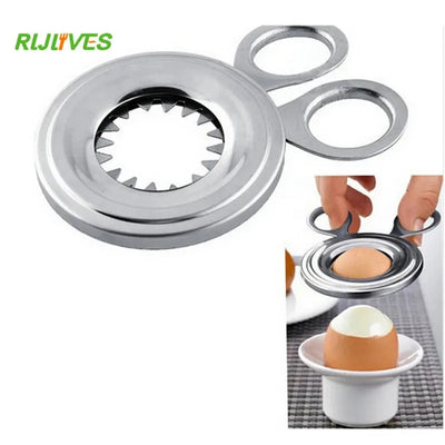 Egg Cutter Stainless Steel Boiled Egg Shell Topper Cutter Snipper Opener Kitchen Gadget Home Egg Tool
