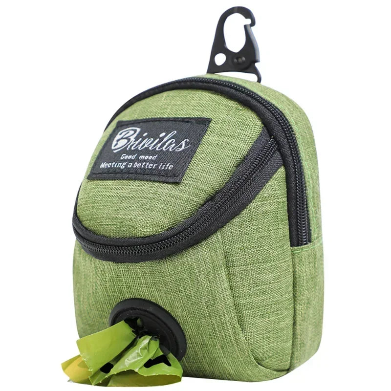 Pet Dog Treat Pouch Poop Dispenser Portable Multifunction Dog Training Bag Outdoor Travel Dog Bag Durable Pet Accessories