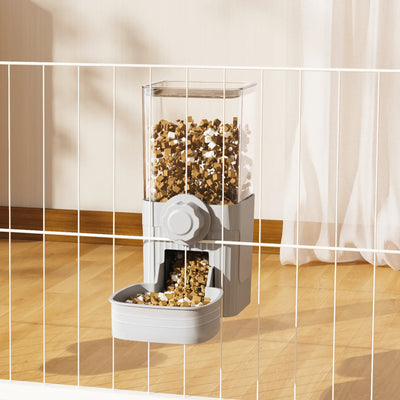 Automatic Pet Bowls Cage Hanging Feeder Pet Water Bottle Food Container Dispenser Bowl for Puppy Cats Rabbit Pet Feeding Product