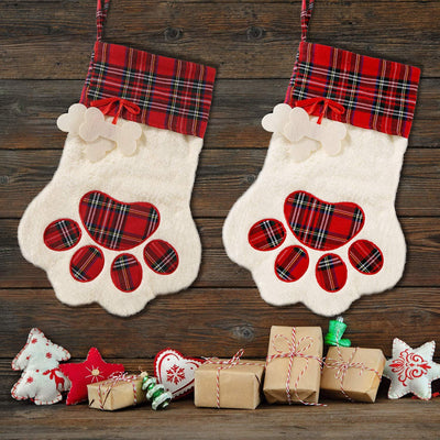 Cat Paw Christmas Stockings
