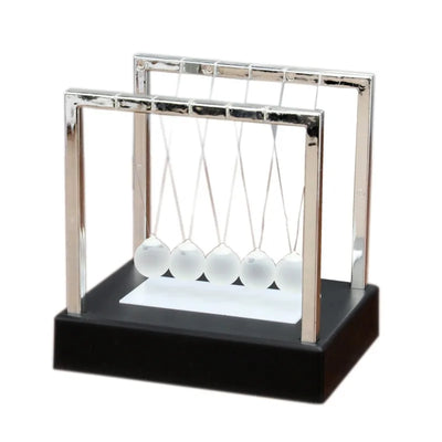 Newtons Cradle Early Fun Development Educational Desk Gift Newton'S Cradle Ball Metal Pendulum Ball Educational Desk