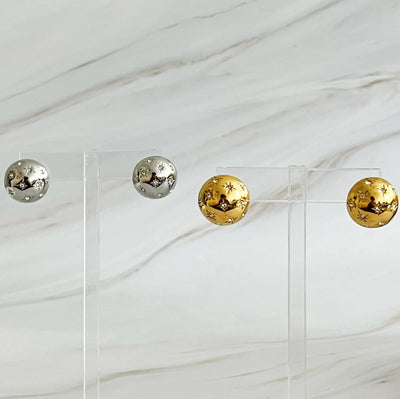 Starlight Sphere Stud Earrings