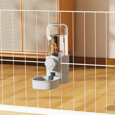 Automatic Pet Bowls Cage Hanging Feeder Pet Water Bottle Food Container Dispenser Bowl for Puppy Cats Rabbit Pet Feeding Product